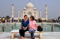 Rada and Nada at Taj Mahal