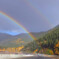 Driving under rainbow